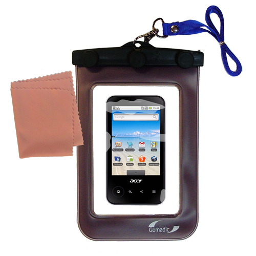 Waterproof Case compatible with the Acer beTouch E400 to use underwater