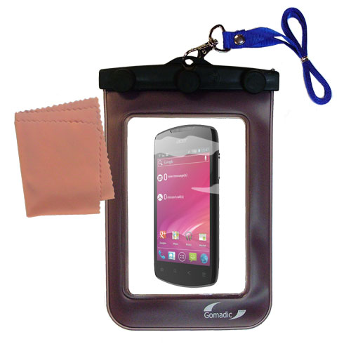 Waterproof Case compatible with the Acer Liquid Glow to use underwater