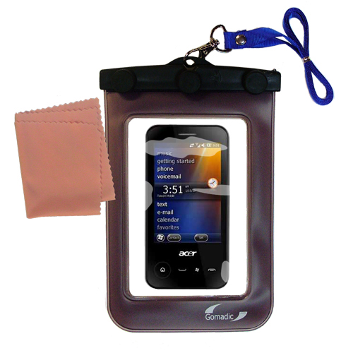 Waterproof Case compatible with the Acer NeoTouch P400 P300 to use underwater
