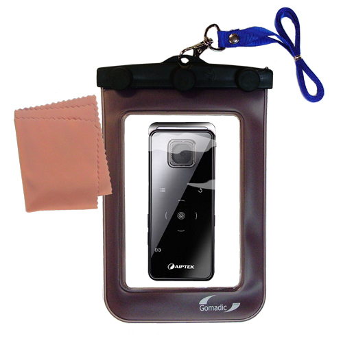 Waterproof Case compatible with the Aiptek PocketCinema v20 V10 to use underwater