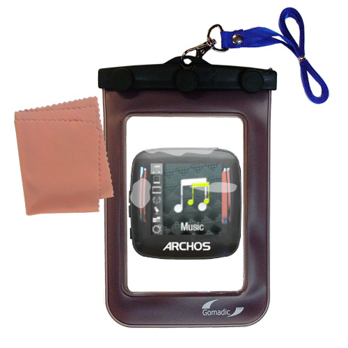 Waterproof Case compatible with the Archos 14 Vision A14VG to use underwater
