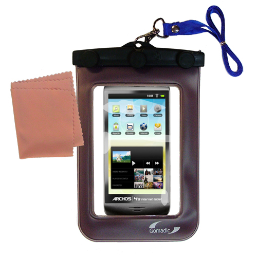 Waterproof Case compatible with the Archos 28 / 32 / 43 Internet Tablet to use underwater