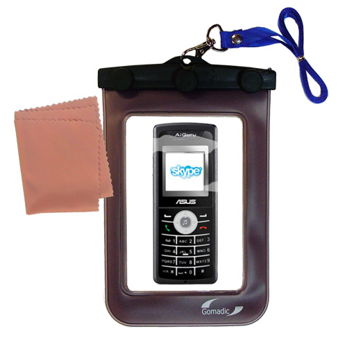 Waterproof Case compatible with the Asus AiGuru S2 Skype Phone to use underwater