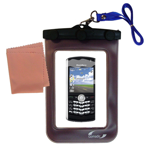 Gomadic clean and dry waterproof protective case suitablefor the Blackberry 8120  to use underwater - Unique Floating Design
