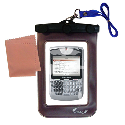 Waterproof Case compatible with the Blackberry 8707v to use underwater