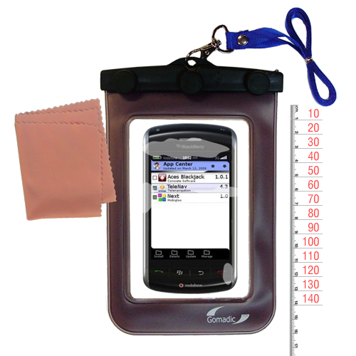 Waterproof Case compatible with the Blackberry 9570 to use underwater