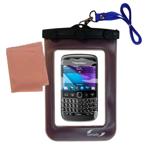 Gomadic clean and dry waterproof protective case suitablefor the Blackberry Bold 9790  to use underwater - Unique Floating Design