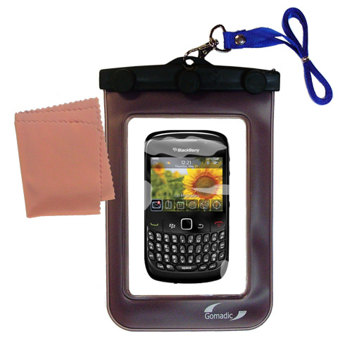 Waterproof Case compatible with the Blackberry Curve 8500 to use underwater