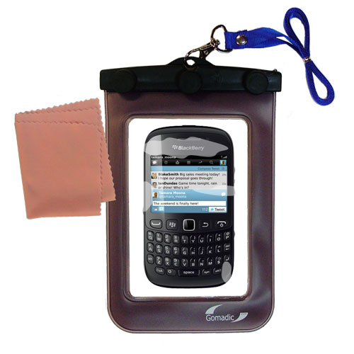 Waterproof Case compatible with the Blackberry Curve 9220 to use underwater