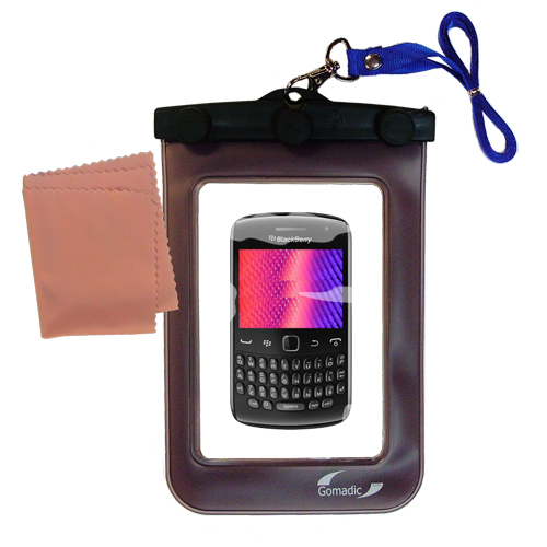 Waterproof Case compatible with the Blackberry Curve 9350 to use underwater