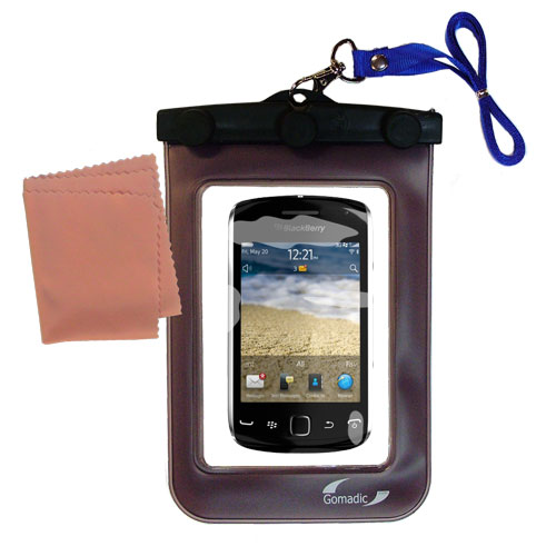 Waterproof Case compatible with the Blackberry Curve 9380 to use underwater