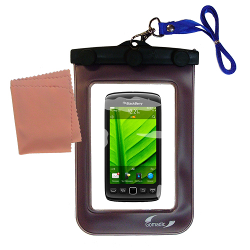 Waterproof Case compatible with the Blackberry Torch 9850 to use underwater