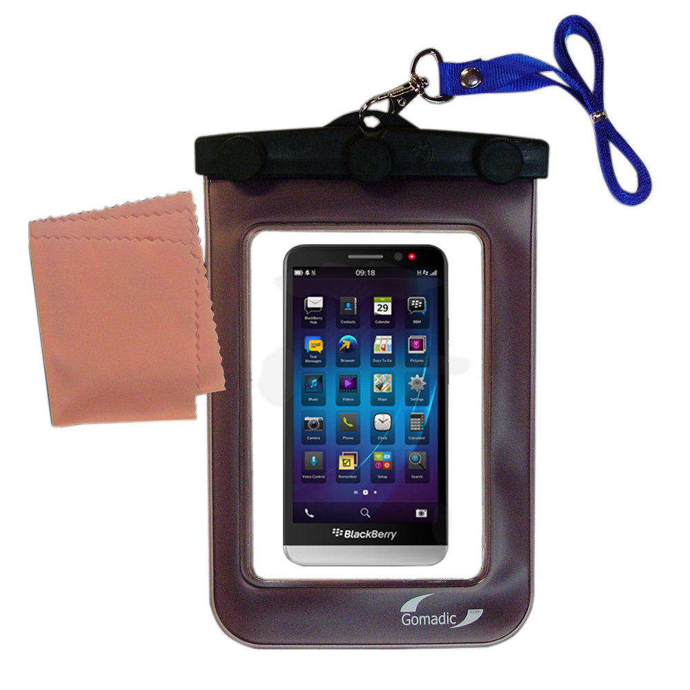 Waterproof Case compatible with the Blackberry Z30 to use underwater