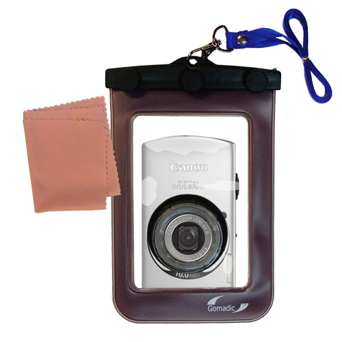 Waterproof Camera Case compatible with the Canon Digital IXUS 870 IS