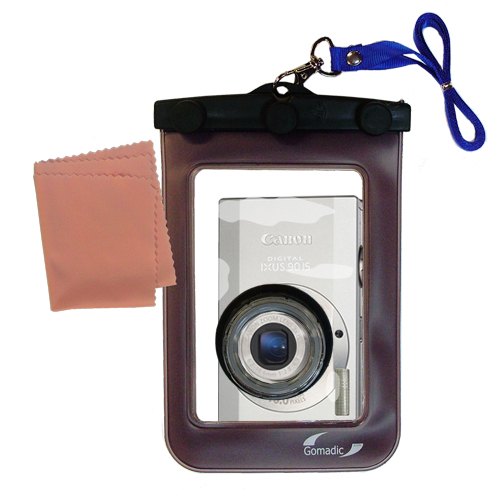 Waterproof Camera Case compatible with the Canon Digital IXUS 90 IS