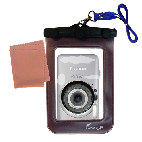 Waterproof Camera Case compatible with the Canon Digital IXUS 95 IS