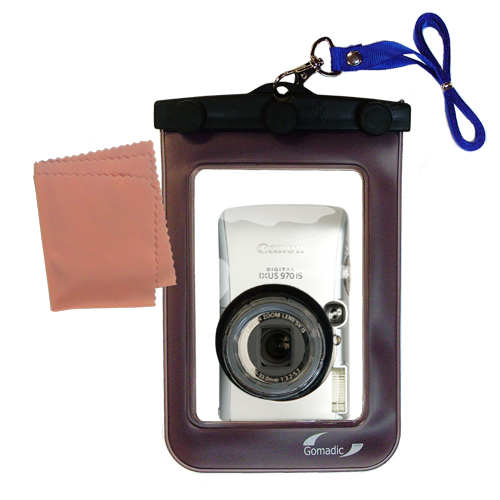 Waterproof Camera Case compatible with the Canon Digital IXUS 970 IS