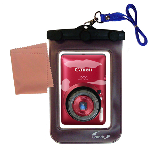 Waterproof Camera Case compatible with the Canon IXY Digital 210 IS