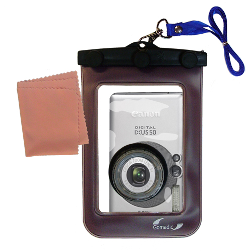 Waterproof Camera Case compatible with the Canon IXY Digital 50