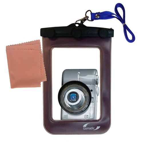 Waterproof Camera Case compatible with the Canon PowerShot A1100 IS