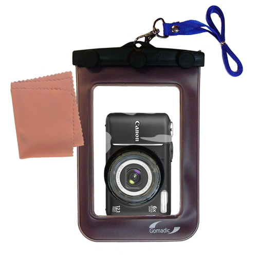 Waterproof Camera Case compatible with the Canon PowerShot A2100 IS