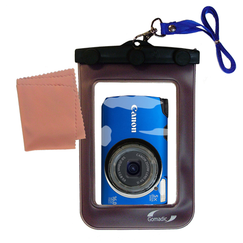 Waterproof Camera Case compatible with the Canon Powershot A3300 IS