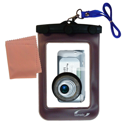 Waterproof Camera Case compatible with the Canon PowerShot A410