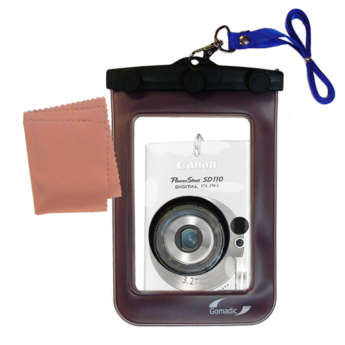 Waterproof Camera Case compatible with the Canon Powershot SD110