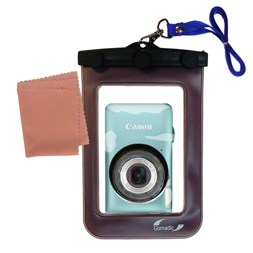 Waterproof Camera Case compatible with the Canon Powershot SD1300 IS