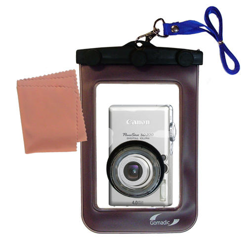 Waterproof Camera Case compatible with the Canon Powershot SD300