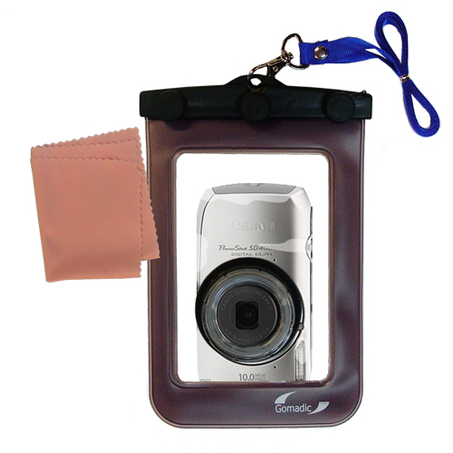 Waterproof Camera Case compatible with the Canon Powershot SD4000 IS