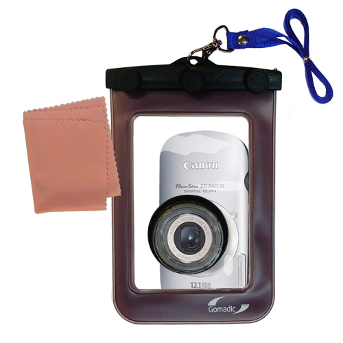 Waterproof Camera Case compatible with the Canon Powershot SD960 IS