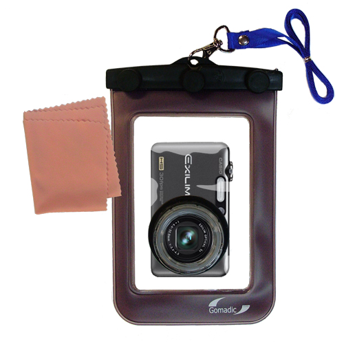 Waterproof Camera Case compatible with the Casio Exilim EX-FC100