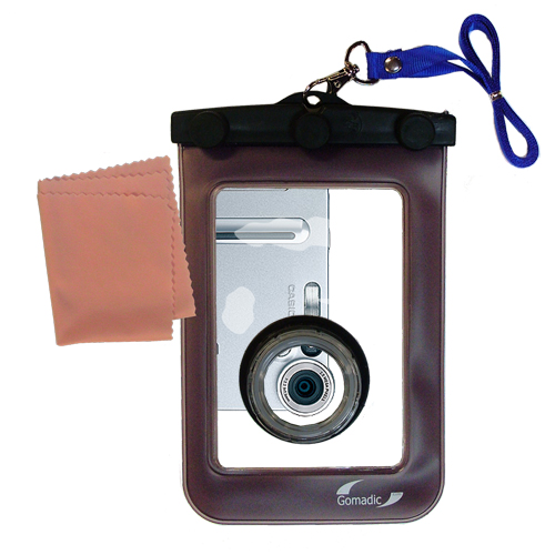 Waterproof Camera Case compatible with the Casio Exilim EX-M2