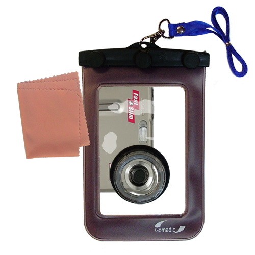 Waterproof Camera Case compatible with the Casio Exilim EX-M20