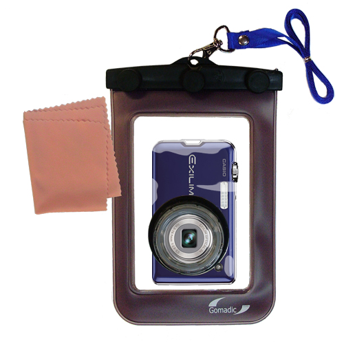 Waterproof Camera Case compatible with the Casio Exilim EX-S10