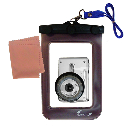 Waterproof Camera Case compatible with the Casio Exilim EX-S100