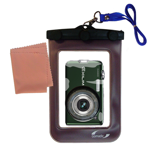 Waterproof Camera Case compatible with the Casio Exilim EX-S12