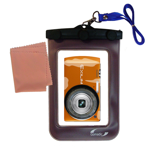 Waterproof Camera Case compatible with the Casio Exilim EX-S200