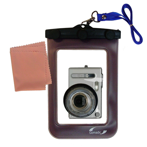 Waterproof Camera Case compatible with the Casio Exilim EX-Z3