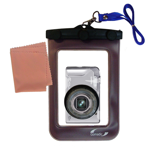 Waterproof Camera Case compatible with the Casio Exilim HiZoom EX-H10