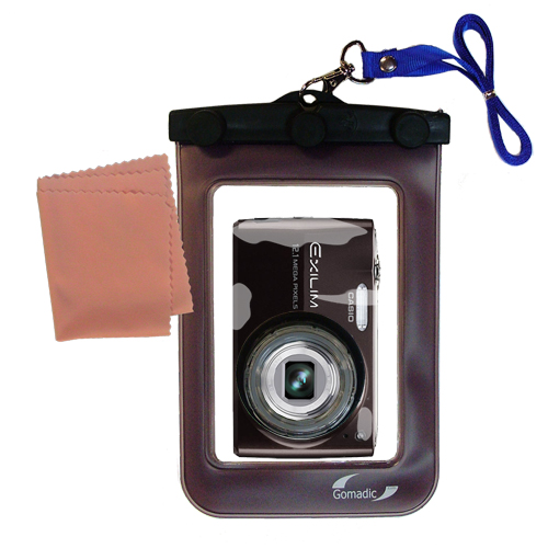 Waterproof Camera Case compatible with the Casio Exilim Zoom EX-Z400