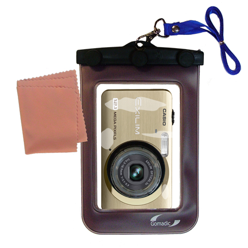 Waterproof Camera Case compatible with the Casio Exilim Zoom EX-Z450