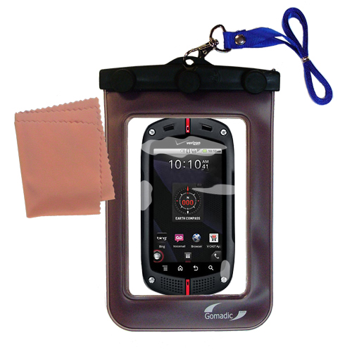 Waterproof Case compatible with the Casio GzOne Commando to use underwater