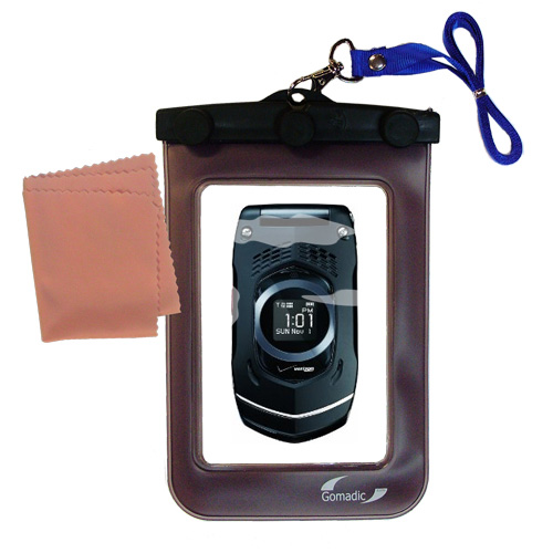 Waterproof Case compatible with the Casio Gzone Rock C731 to use underwater