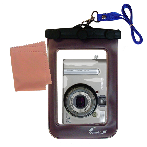 Waterproof Camera Case compatible with the Casio QV-R4