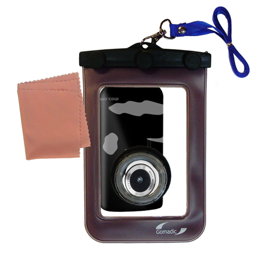 Waterproof Case compatible with the Coby CAM3001 SNAPP Camcorder to use underwater
