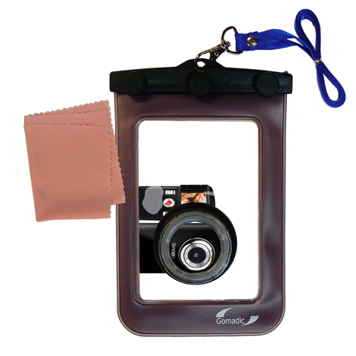 Waterproof Case compatible with the Coby CAM3002 SNAPP Camcorder to use underwater