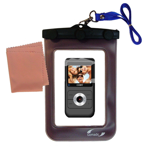Waterproof Case compatible with the Coby CAM4505 SNAPP Camcorder to use underwater