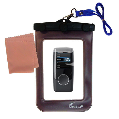 Waterproof Case compatible with the Coby MP620 Video MP3 Player to use underwater